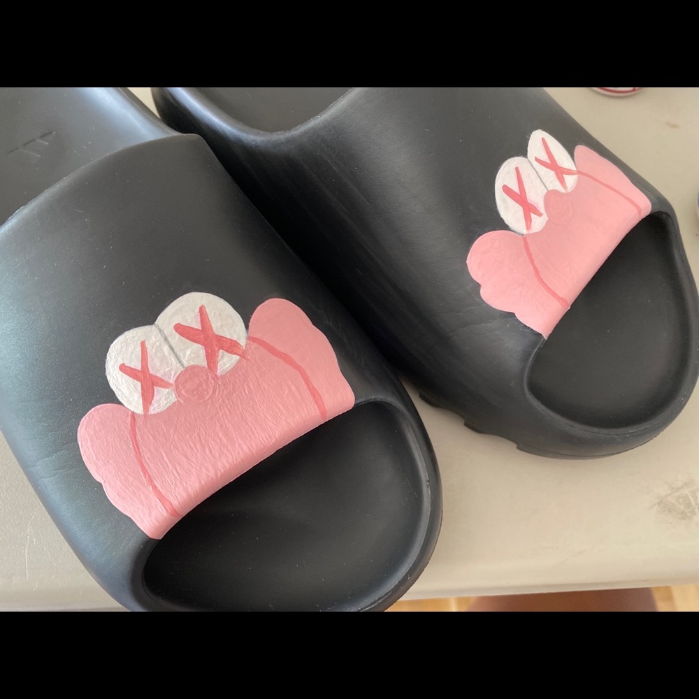 Customized adidas yeezy slides